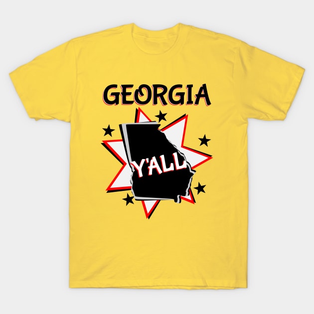 Georgia State Y'all T-Shirt by mailboxdisco